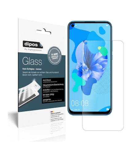 Matte Displayschutzfolie von dipos passend für Huawei nova 5, 9H kratzfest und blasenfrei montiert