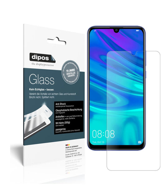 Matte Displayschutzfolie von dipos passend für Huawei P Smart Plus (2019), 9H kratzfest und blasenfrei montiert