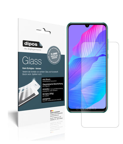 Matte Displayschutzfolie von dipos passend für Huawei P Smart S, 9H kratzfest und blasenfrei montiert