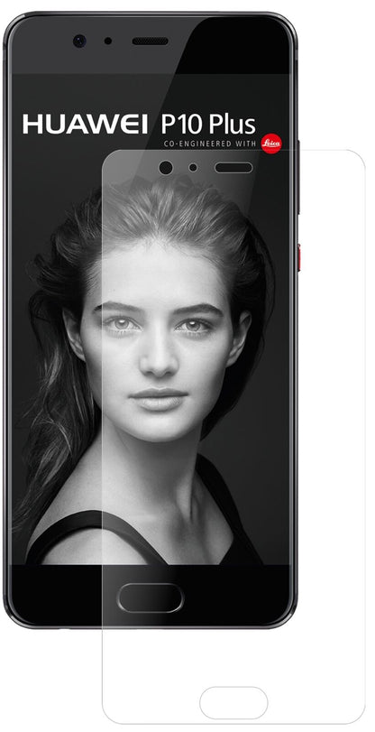 Matte Displayschutzfolie von dipos passend für Huawei P10 Plus, 9H kratzfest und blasenfrei montiert