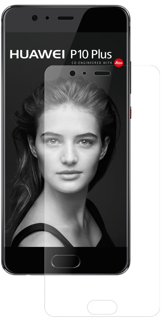 Matte Displayschutzfolie von dipos passend für Huawei P10 Plus, 9H kratzfest und blasenfrei montiert