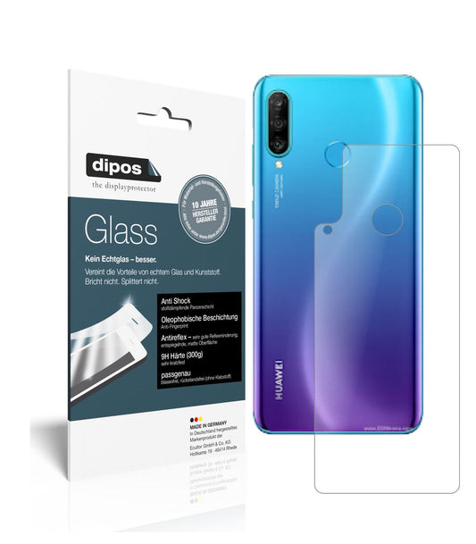 Matte Displayschutzfolie von dipos passend für Huawei Nova 4e Rückseite, 9H kratzfest und blasenfrei montiert