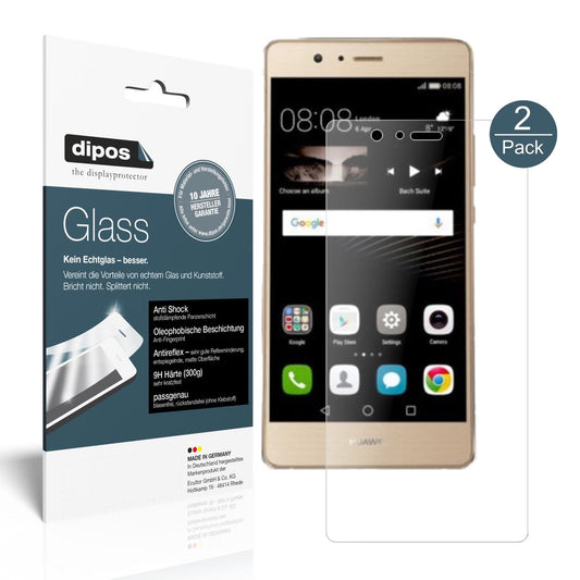 Matte Displayschutzfolie von dipos passend für Huawei P9 Lite 2017, 9H kratzfest und blasenfrei montiert