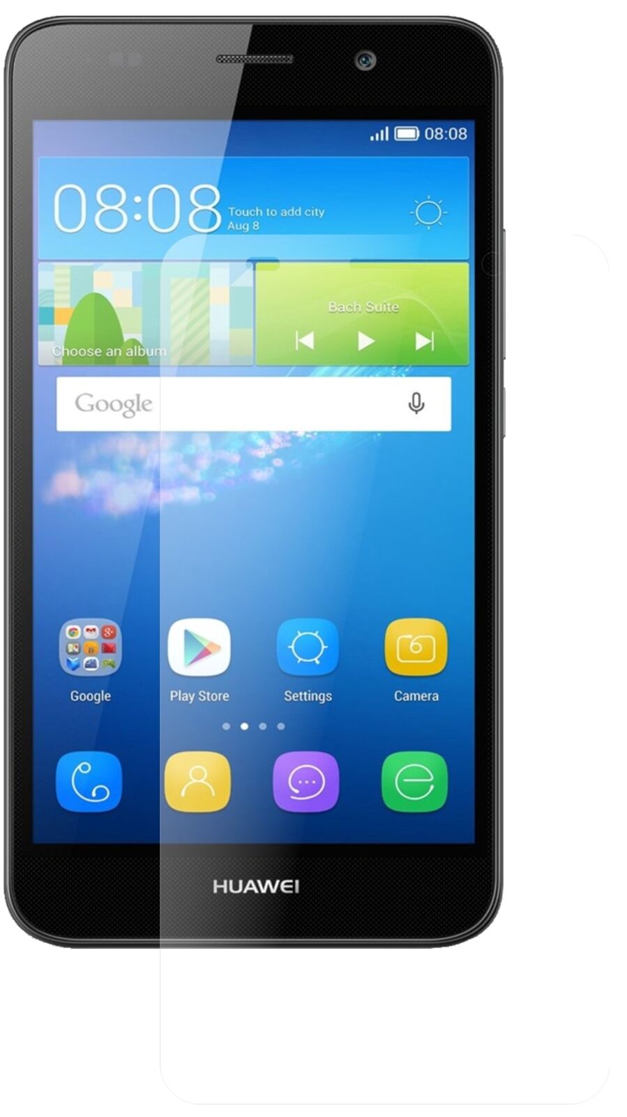 Matte Displayschutzfolie von dipos passend für Huawei Y6, 9H kratzfest und blasenfrei montiert