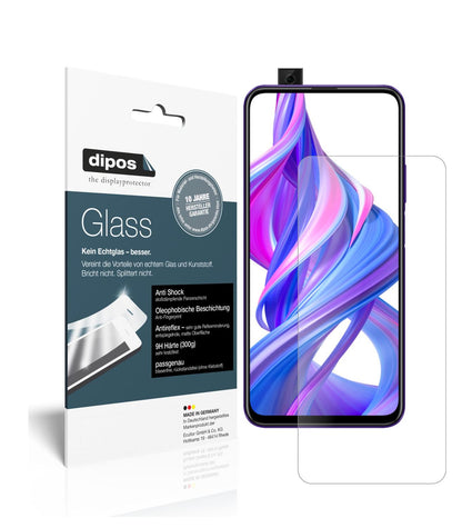 Matte Displayschutzfolie von dipos passend für Huawei Y9s, 9H kratzfest und blasenfrei montiert