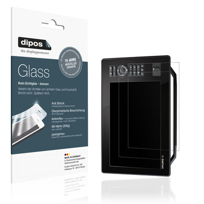 Matte Displayschutzfolie von dipos passend für Humminbird Xplore 10, 9H kratzfest und blasenfrei montiert