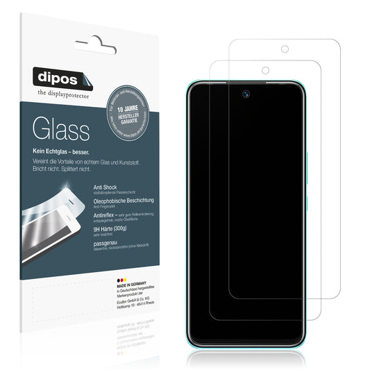 Matte Displayschutzfolie von dipos passend für Infinix Hot 12 Play, 9H kratzfest und blasenfrei montiert