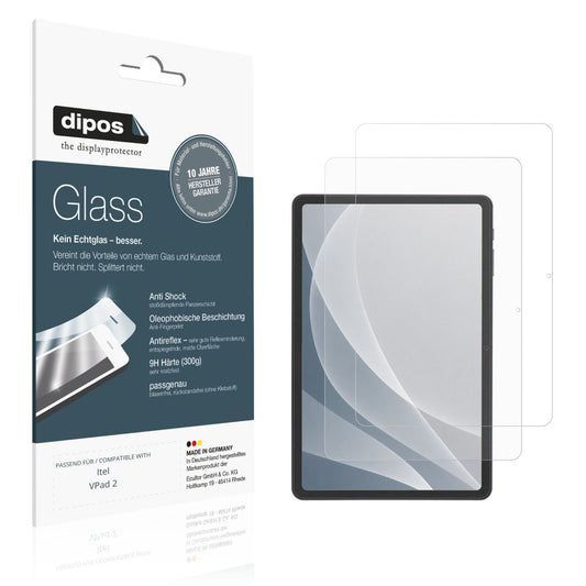 Matte Displayschutzfolie von dipos passend für Itel VPad 2, 9H kratzfest und blasenfrei montiert