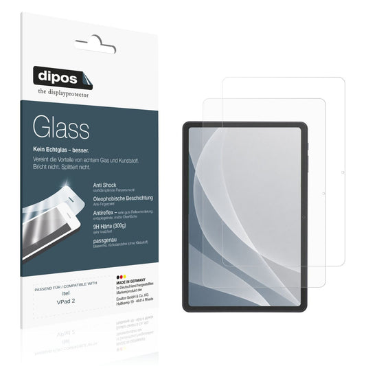 Matte Displayschutzfolie von dipos passend für Itel VPad 2, 9H kratzfest und blasenfrei montiert