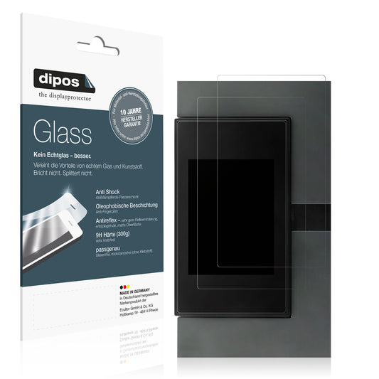 Matte Displayschutzfolie von dipos passend für Jura Ena 5, 9H kratzfest und blasenfrei montiert
