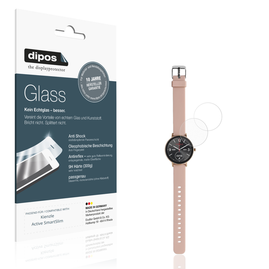Matte Displayschutzfolie von dipos passend für Kienzle Active SmartSlim, 9H kratzfest und blasenfrei montiert