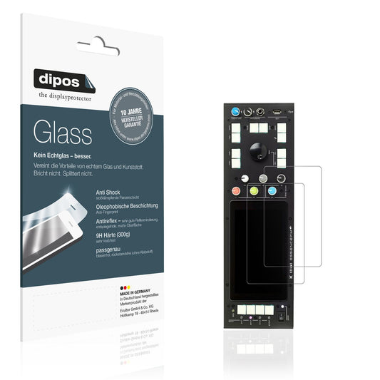 Matte Displayschutzfolie von dipos passend für Kodamo EssenceFM MKII, 9H kratzfest und blasenfrei montiert