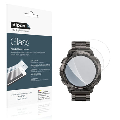 Matte Displayschutzfolie von dipos passend für KOSPET TANK T4 SE, 9H kratzfest und blasenfrei montiert