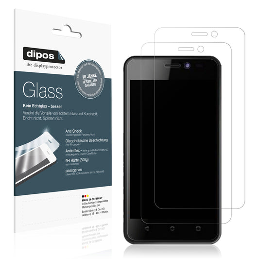 Matte Displayschutzfolie von dipos passend für Krip K4m, 9H kratzfest und blasenfrei montiert