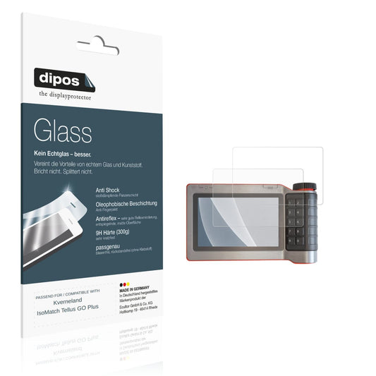 Matte Displayschutzfolie von dipos passend für Kverneland IsoMatch Tellus GO Plus, 9H kratzfest und blasenfrei montiert