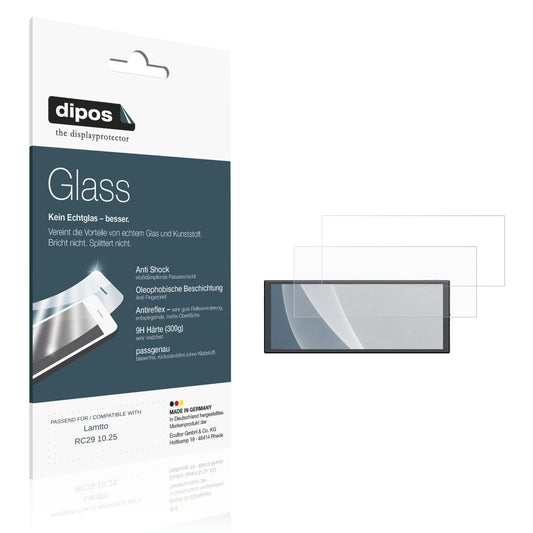 Matte Displayschutzfolie von dipos passend für Lamtto RC29 10.25, 9H kratzfest und blasenfrei montiert
