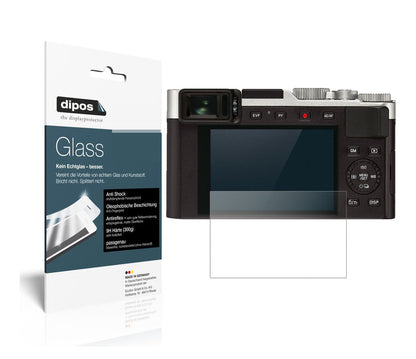 Matte Displayschutzfolie von dipos passend für Leica D-Lux 7, 9H kratzfest und blasenfrei montiert
