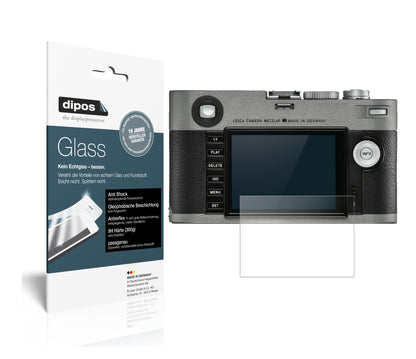 Matte Displayschutzfolie von dipos passend für Leica M-E (Typ) 240, 9H kratzfest und blasenfrei montiert