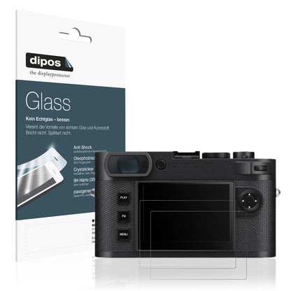 Matte Displayschutzfolie von dipos passend für Leica M EV1, 9H kratzfest und blasenfrei montiert