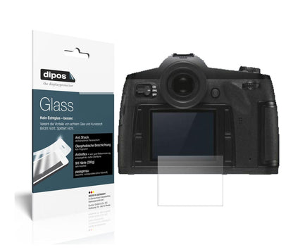 Matte Displayschutzfolie von dipos passend für Leica S3, 9H kratzfest und blasenfrei montiert