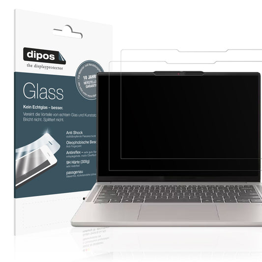 Matte Displayschutzfolie von dipos passend für Lenovo Chromebook Plus Gen 10 16 Zoll, 9H kratzfest und blasenfrei montiert