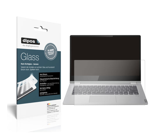 Matte Displayschutzfolie von dipos passend für Lenovo Ideapad C340 14 Zoll, 9H kratzfest und blasenfrei montiert