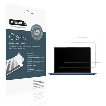 Matte Displayschutzfolie von dipos passend für Lenovo IdeaPad Flex 3i 12 Zoll, 9H kratzfest und blasenfrei montiert