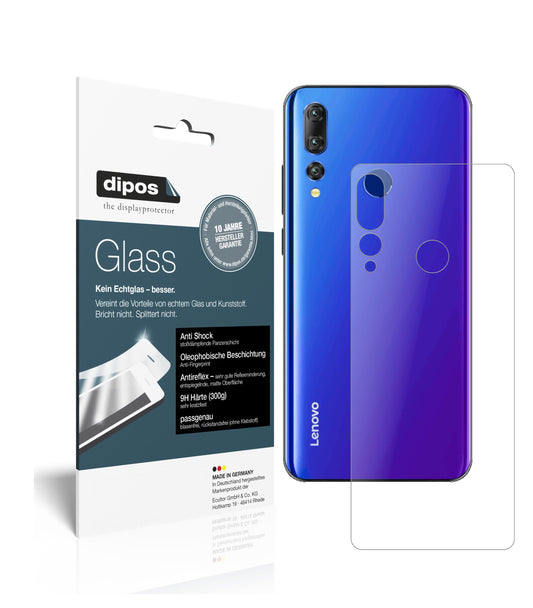 Matte Displayschutzfolie von dipos passend für Lenovo K6 Enjoy Rückseite, 9H kratzfest und blasenfrei montiert
