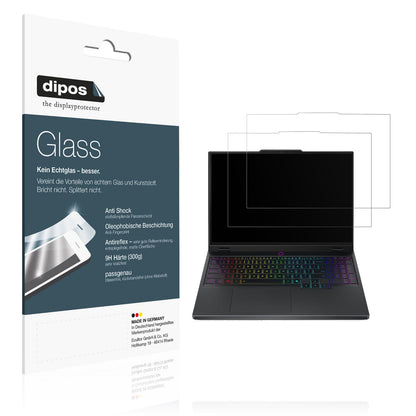 Matte Displayschutzfolie von dipos passend für Lenovo Legion 5 15IRX10, 9H kratzfest und blasenfrei montiert