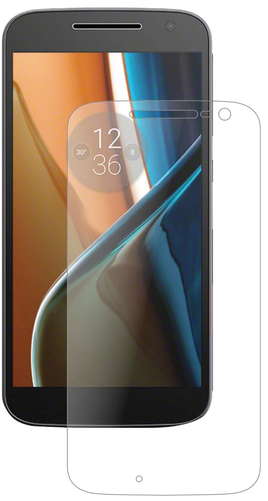 Matte Displayschutzfolie von dipos passend für Lenovo Motorola Moto G4, 9H kratzfest und blasenfrei montiert