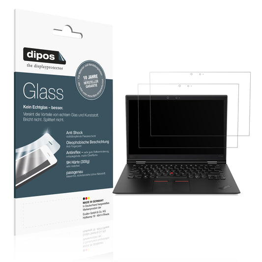 Matte Displayschutzfolie von dipos passend für Lenovo X1 Yoga Tablet Gen 3 20LES 14 Zoll, 9H kratzfest und blasenfrei montiert