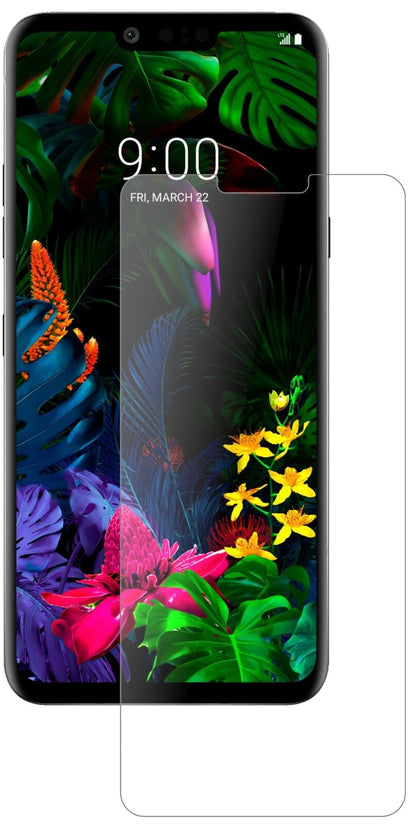 Matte Displayschutzfolie von dipos passend für LG G8 ThinQ, 9H kratzfest und blasenfrei montiert