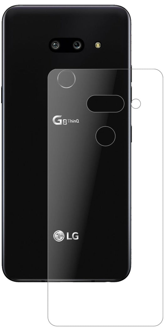 Matte Displayschutzfolie von dipos passend für LG G8 ThinQ Rückseite, 9H kratzfest und blasenfrei montiert
