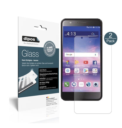Matte Displayschutzfolie von dipos passend für LG Premier Pro L413DL, 9H kratzfest und blasenfrei montiert