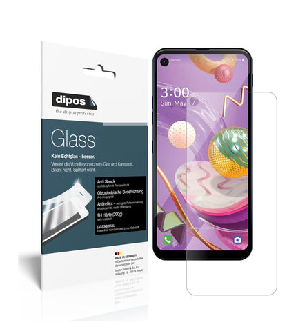 Matte Displayschutzfolie von dipos passend für LG Q70, 9H kratzfest und blasenfrei montiert