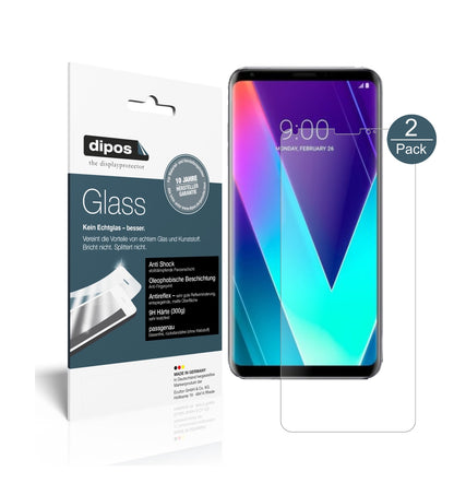 Matte Displayschutzfolie von dipos passend für LG V30S+ ThinQ, 9H kratzfest und blasenfrei montiert