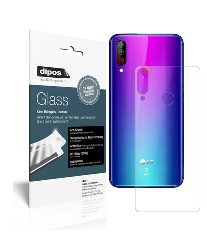 Matte Displayschutzfolie von dipos passend für LG W30 Pro Rückseite, 9H kratzfest und blasenfrei montiert
