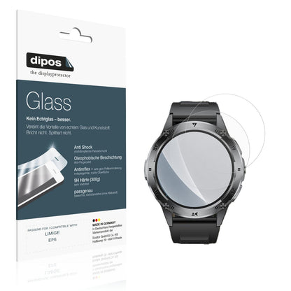 Matte Displayschutzfolie von dipos passend für LIMIGE EF6, 9H kratzfest und blasenfrei montiert