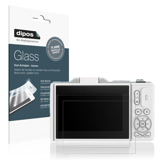 Matte Displayschutzfolie von dipos passend für Longyi Digitalkamera, 9H kratzfest und blasenfrei montiert