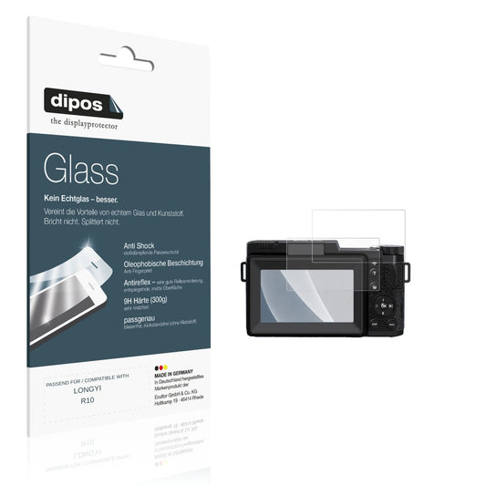 Matte Displayschutzfolie von dipos passend für LONGYI R10, 9H kratzfest und blasenfrei montiert