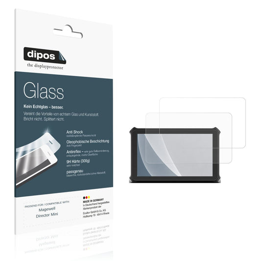 Matte Displayschutzfolie von dipos passend für Magewell Director Mini, 9H kratzfest und blasenfrei montiert