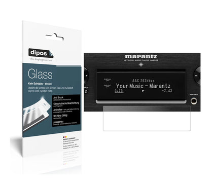 Matte Displayschutzfolie von dipos passend für Marantz NA 6006, 9H kratzfest und blasenfrei montiert