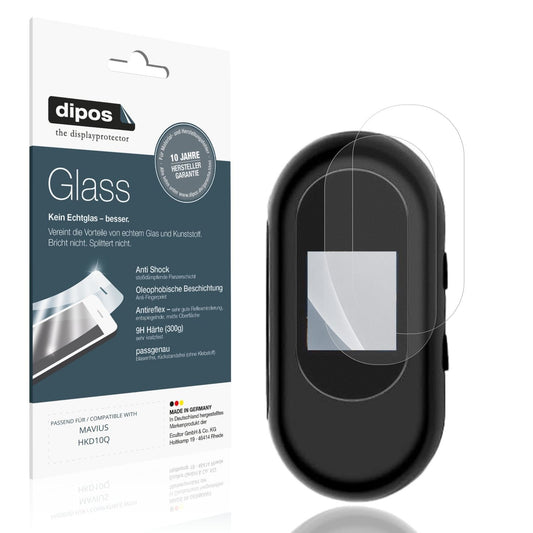 Matte Displayschutzfolie von dipos passend für MAVIUS HKD10Q, 9H kratzfest und blasenfrei montiert