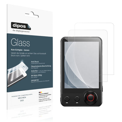 Matte Displayschutzfolie von dipos passend für MECHEN D53, 9H kratzfest und blasenfrei montiert