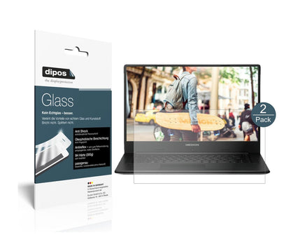 Matte Displayschutzfolie von dipos passend für Medion Akoya E6246 Notebook, 9H kratzfest und blasenfrei montiert