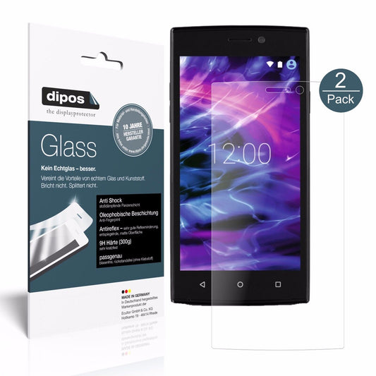 Matte Displayschutzfolie von dipos passend für Medion Life E5005, 9H kratzfest und blasenfrei montiert
