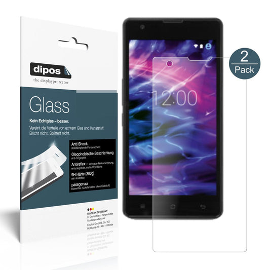 Matte Displayschutzfolie von dipos passend für Medion Life E5020, 9H kratzfest und blasenfrei montiert