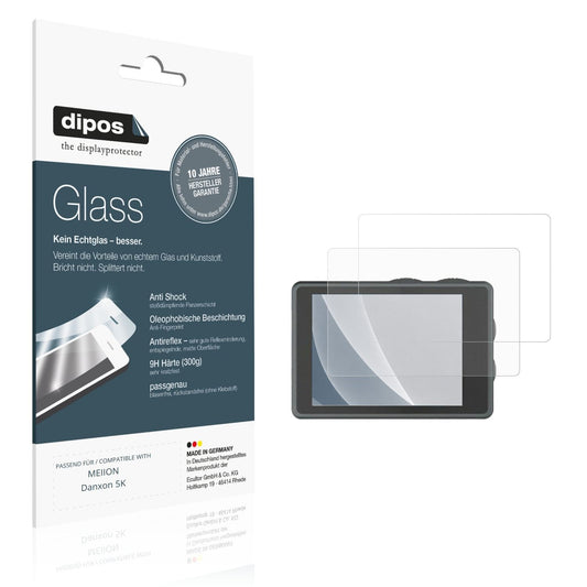 Matte Displayschutzfolie von dipos passend für MEIION Danxon 5K, 9H kratzfest und blasenfrei montiert