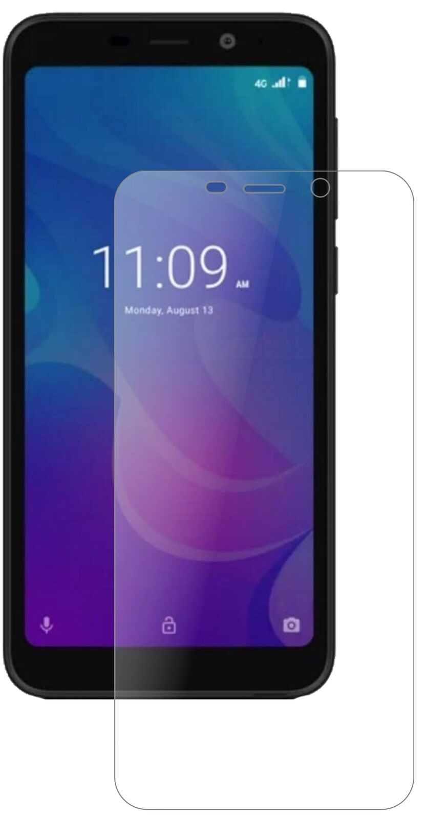 Matte Displayschutzfolie von dipos passend für Meizu C9 Pro, 9H kratzfest und blasenfrei montiert
