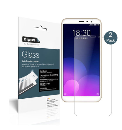 Matte Displayschutzfolie von dipos passend für Meizu M6T, 9H kratzfest und blasenfrei montiert